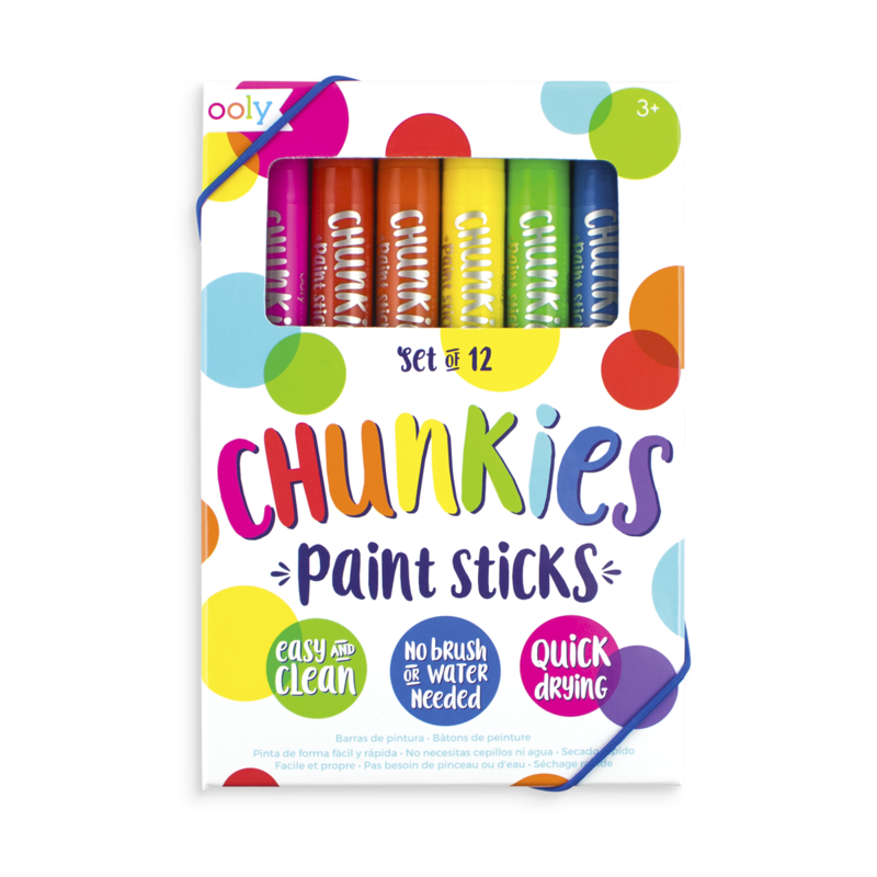 Ooly Kreidelės Chunkie paint sticks 12 vnt.