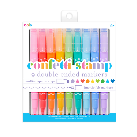 Ooly Flomasteriai štampai Confetti stamp