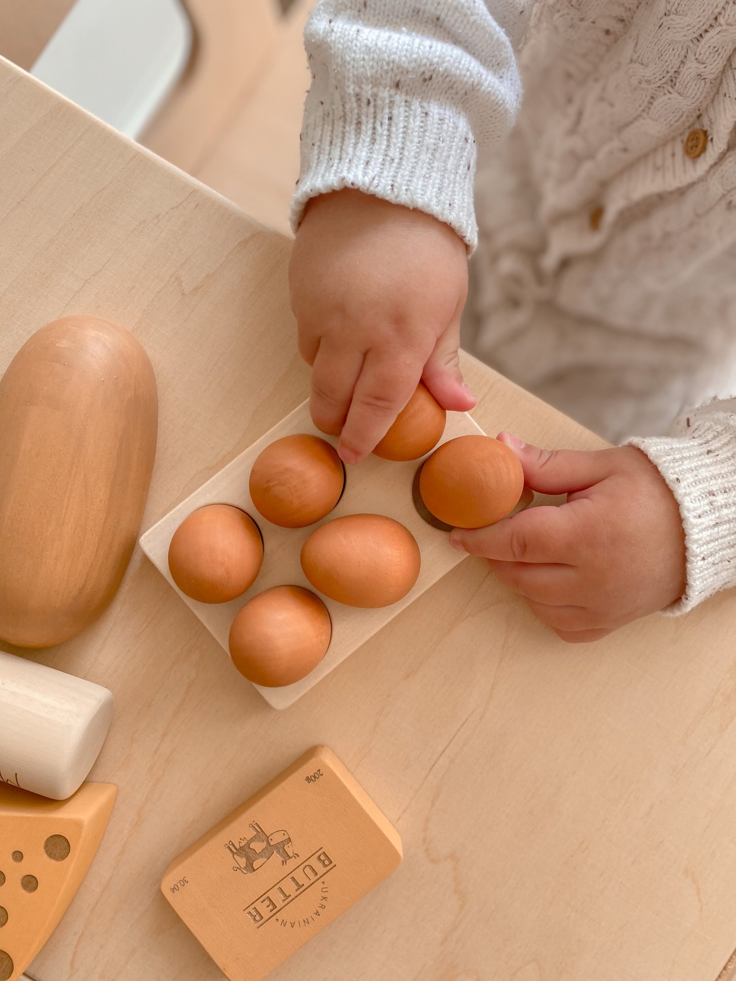 Sabo concept Medinis kaimiškų maisto produktų rinkinys